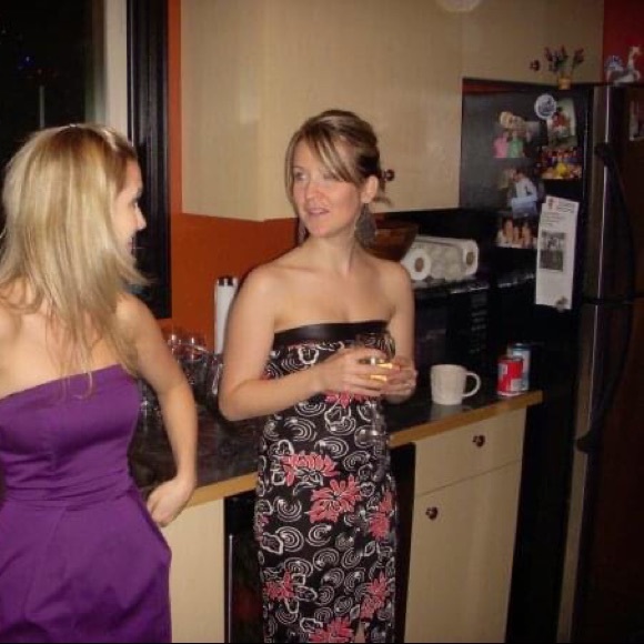 Cutest sleeveless faux wrap dress - Picture 3 of 3